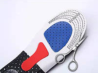 Ортопедичні устілки для взуття з супінатором та силіконовою п'ятою 35-40 розміру, фото 4