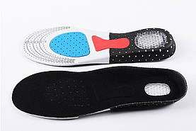 Універсальні ортопедичні устілки для взуття з супінатором та силіконовою п'ятою 40-44 розміру 2837