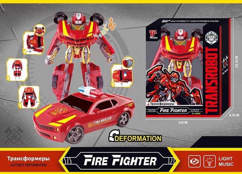 Трансфомер 7796 (60/2) “Fire Fighter”, аксесуари, в коробці, фото 1
