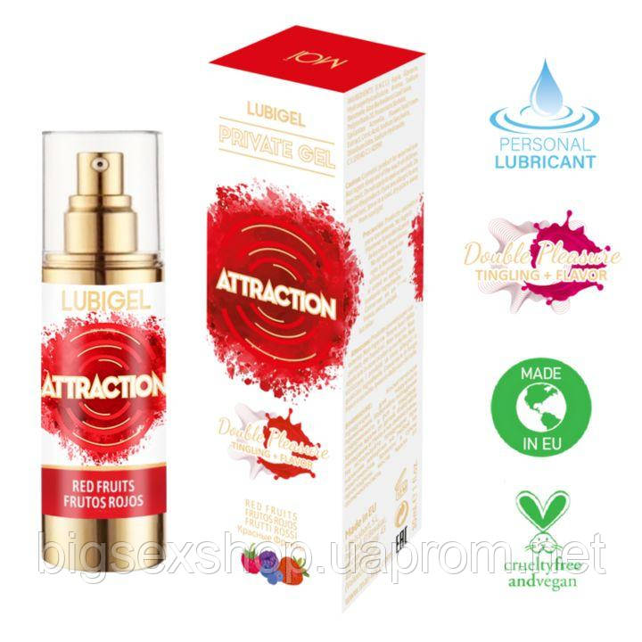 Рідкий вібратор - Mai Attraction Intimate Gel With Liquid Vibrator Effect Red Fruits, 30 мл