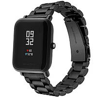 Браслет для Amazfit BIP | Bip Lite | Bip U / Pro/ Mini | GTS | GTS 2 /3 | Gtr 42mm Стальной классический