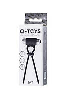 Ерекційна петля - A-Toys Erection enhancing lasso Jat , black, silicone, 14cm