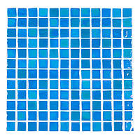 Стеклянная Мозаика Голубая Перламутр PL25302 sky blue