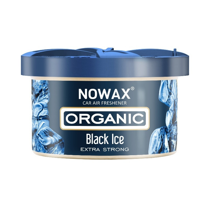 Ароматизатор повітря Nowax серія Organic - Black Ice (18шт/уп)