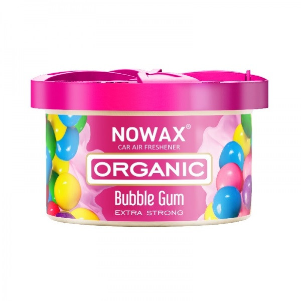 Ароматизатор повітря Nowax серія Organic - Bubble Gum (18шт/уп)
