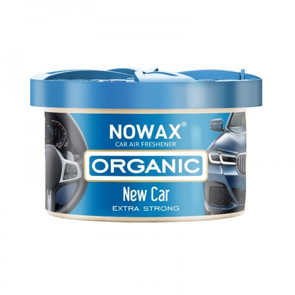 Ароматизатор повітря Nowax серія Organic - New Car (18шт/уп)