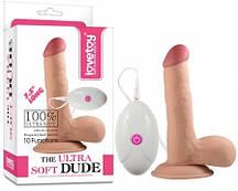 Реалістичний вібратор - The Ultra Soft Dude Vibrating 7.5 "