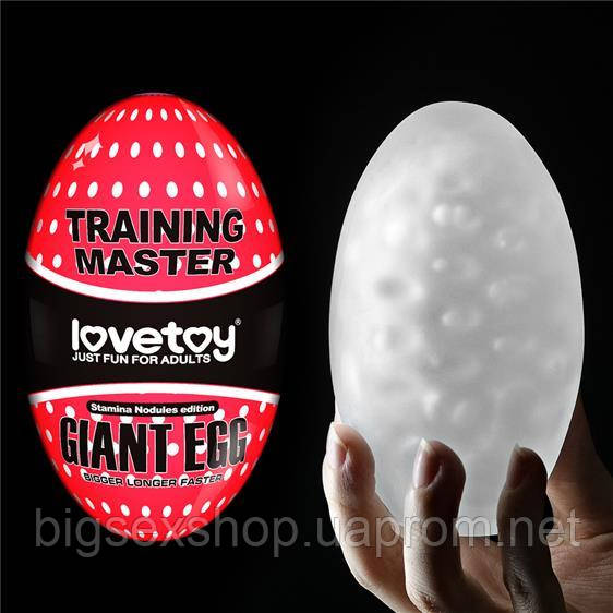 Мастурбатор - Giant Egg Masturbator Red