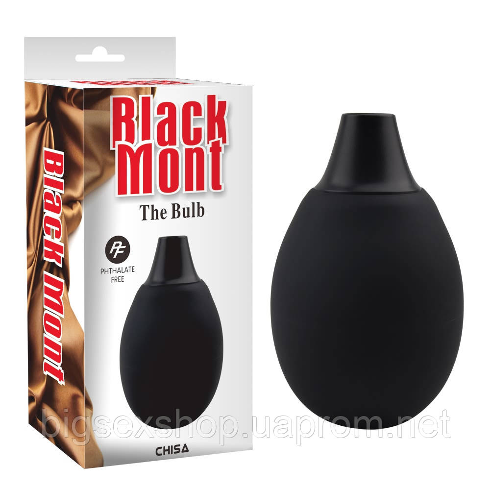 Груша для анального душу — Black Mont The Bulb