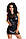 Плаття Glossy Lulu з матеріалу Wetlook, чорне, фото 3