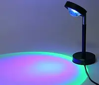 Сансет Лампа проєкційна LED sunset lamp для селфі RGB з пультом