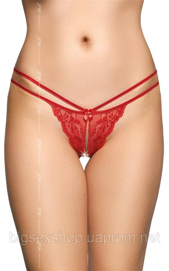 Жіночі стринги - SLC 2021 G-String 2495 - red