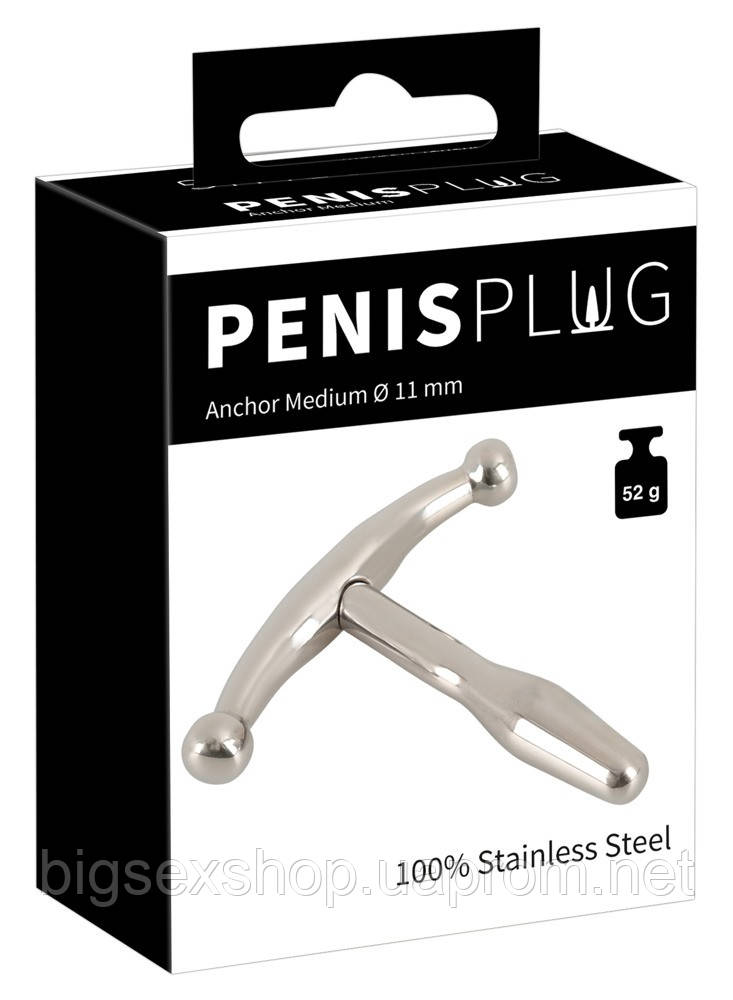 Стимулятор уретри - Penis Plug Anchor Medium