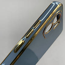 Чохол для Xiaomi Redmi А1 глянцевий із золотою окантовкою чохол на телефон сяомі редмі а1 синій h7y, фото 3