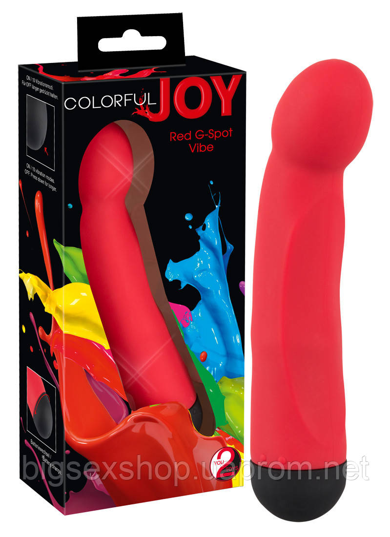 Стимулятор G-точки — Colorful Joy Red G-Spot Vibe