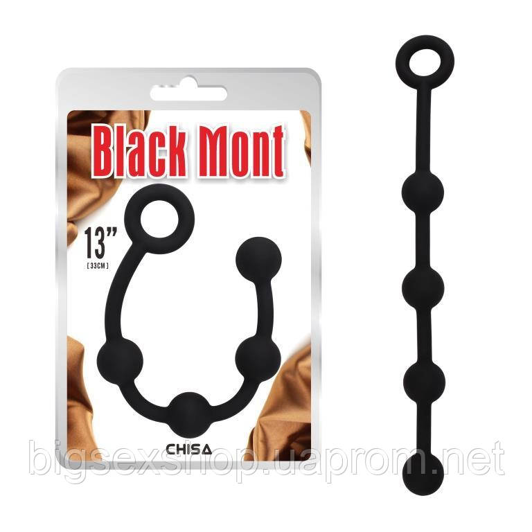 Анальний стимулятор - Black Mont ”P” Storm Beads S