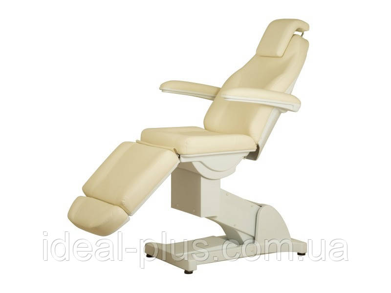 Косметологічна електрокрісло-кушетка для косметолога DM-2341-2M бежева кушетка на 2-х моторах, фото 1