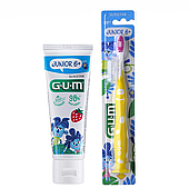 Набір Gum Junior від 6 років (зубна паста 50 мл+жовта зубна щітка)