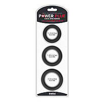 Ерекційні кільця - Power Plus Soft Silicone Snug Ring Black Black