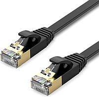 Високошвидкісний Ethernet кабель TBMax 5 м, 10 Гбіт/с, плоский мережевий кабель Cat7 STP