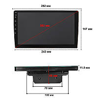 Lb Магнитола 2 din W-10 4/64Gb 4G Wi-Fi GPS Top