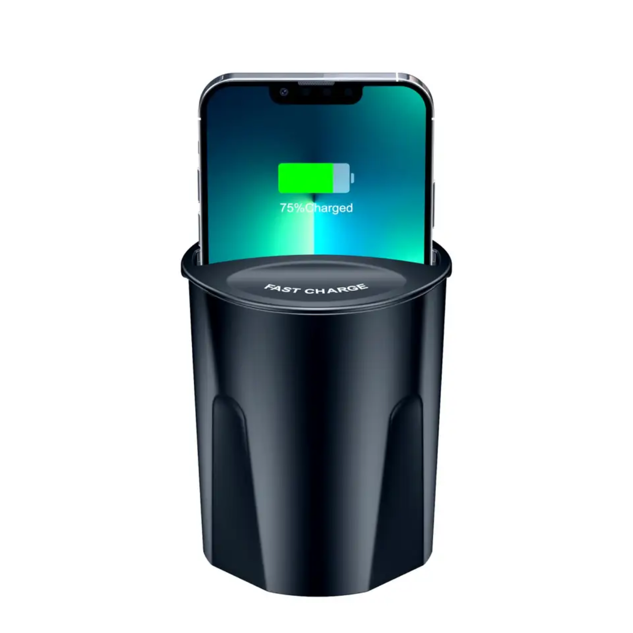 Автомобільна бездротова зарядка в підсклянник QINETIQ X9 15W Car Wireless