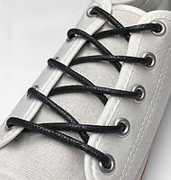 Шнурки для взуття круглі просочені 90см (3мм)