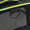Сумка переноска для котів та собак XL 76x46x28 см CosmoPet CP-05 Black/Green, фото 11