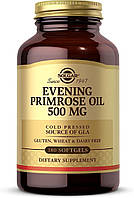 Масло вечерней примулы Solgar, Evening Primrose Oil, 500 мг, 180 капсул