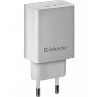 Зарядний пристрій Defender EPA-10 83549 1xUSB 2.1А/5В Білий