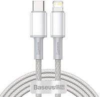 Кабель Baseus High Density Braided Type-C to Lightning PD 20W 2M Белый