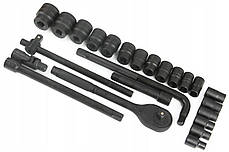 Набір ключів торцевих 24 шт. 1/2 BJC 8-32MM Marpol M58230, фото 3