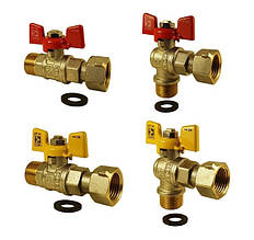 Крани з накидною гайкою