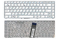 Клавиатура для ноутбука Asus Eee PC 1215, 1225, 1215B, 1215PN, 1215N, 1201P без фрейма RU белая новая