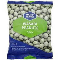 Арахис жареный в оболочке со вкусом Васаби Wasabi Peanuts Spicy 250г Нидерланды