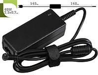 Блок живлення 1StCharger для ноутбука Samsung 40W(12V/3.33A) 2.5x0.7 + кабель живлення