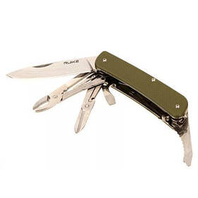 Багатофункціональний ніж Ruike Criterion L41 Зелений: складаний, нержавіюча сталь, G10, пила, викрутка, штопор