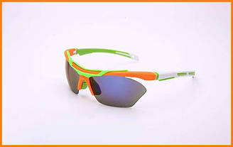 Велоокуляри сонцезахисні спортивні Помаранчевий