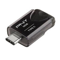 Флеш-накопитель USB Flash PNY FD32GATT4TC31K-EF 32GB Elite Type-C USB 3.1 Black Retail
