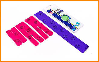 Еластичний пластир на щиколотку нарізаний Кинезио тейп