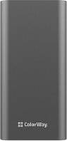 УМБ (Power Bank) ColorWay 20000mAh Full (USBQC3.0 + USB-C Power Delivery 22.5W) Gray