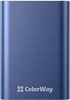 УМБ (Power Bank) ColorWay 20000mAh Full power (USB QC3.0 + USB-C PD 22.5W) Blue