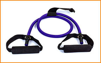 Еспандер для фітнесу трубчастий з дверним фіксатором XXL 22.7 кг 120 см