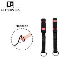 Набір трубчастих еспандерів для вправ U-Powex Home Gym 5 шт, фото 3