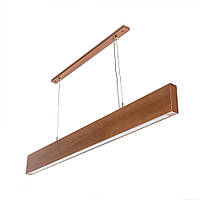 Підвісний лінійний світильник медовий AVATON #1503/1 FOREST-36W 4000K 120 см (бук)