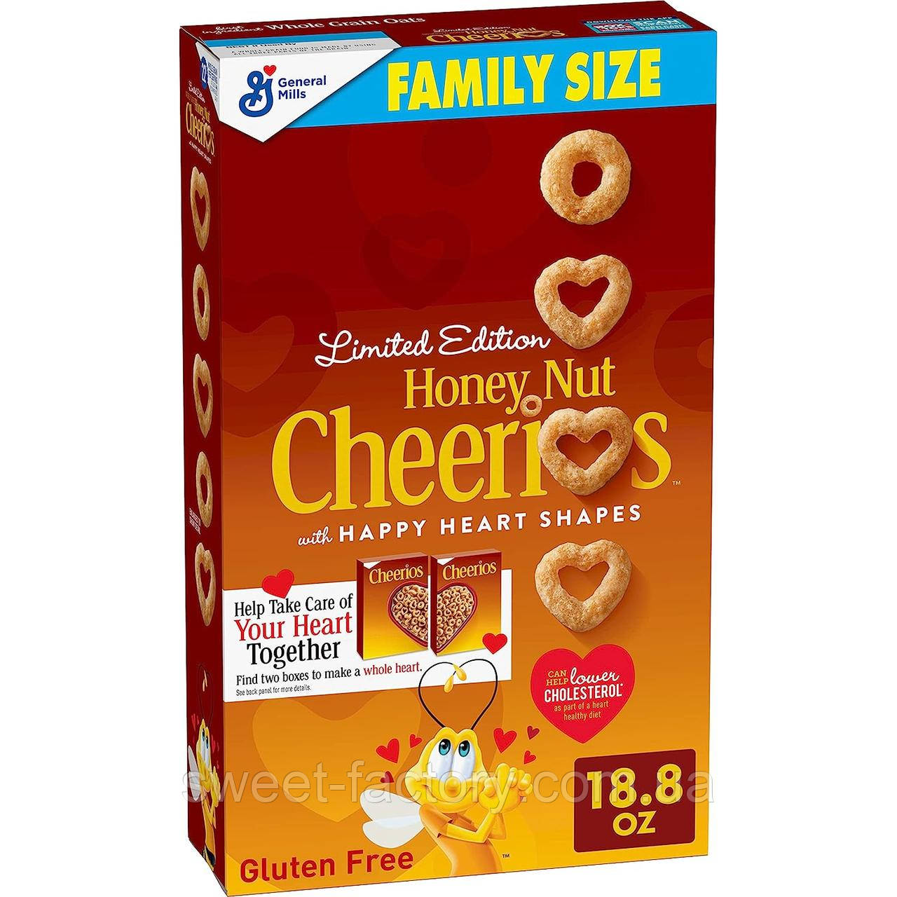 Сухие завтраки Cheerios Honey Nut 532g - фото 1 - id-p1874658802