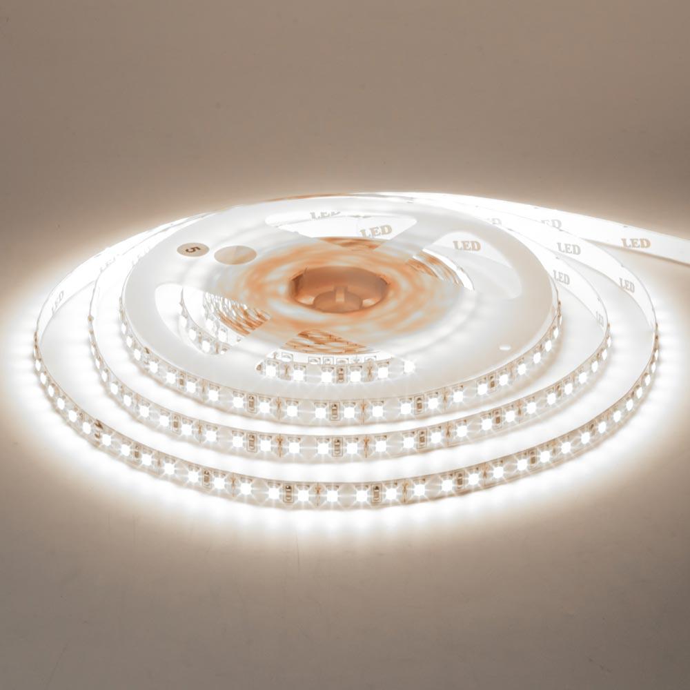 Світлодіодна стрічка біла нейтральна 12 V AVT New smd3528 120 LED/м IP20