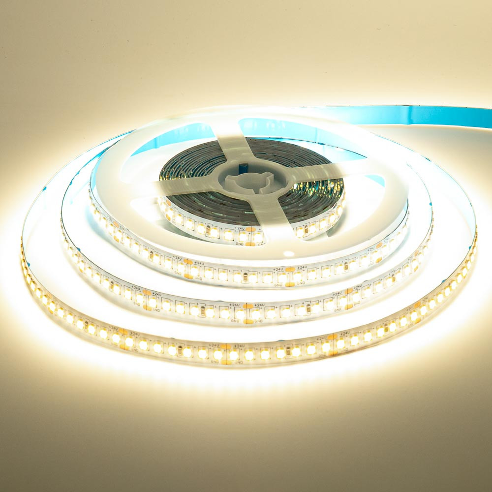 Led стрічка AVT 24В біла smd2835 168LED/m IP20, 1 м