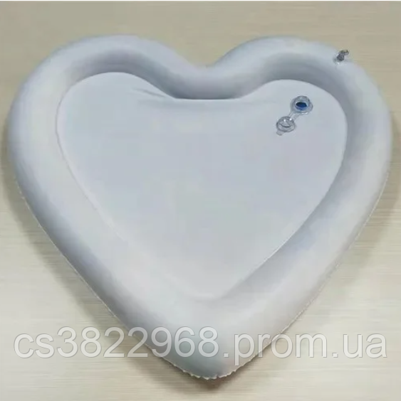 Водный коврик для детей "Сердце", развивающий надувной акваковрик и для младенца - фото 2 - id-p1874665050