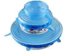 Силіконові універсальні кришки Super stretch silicone lids, фото 2